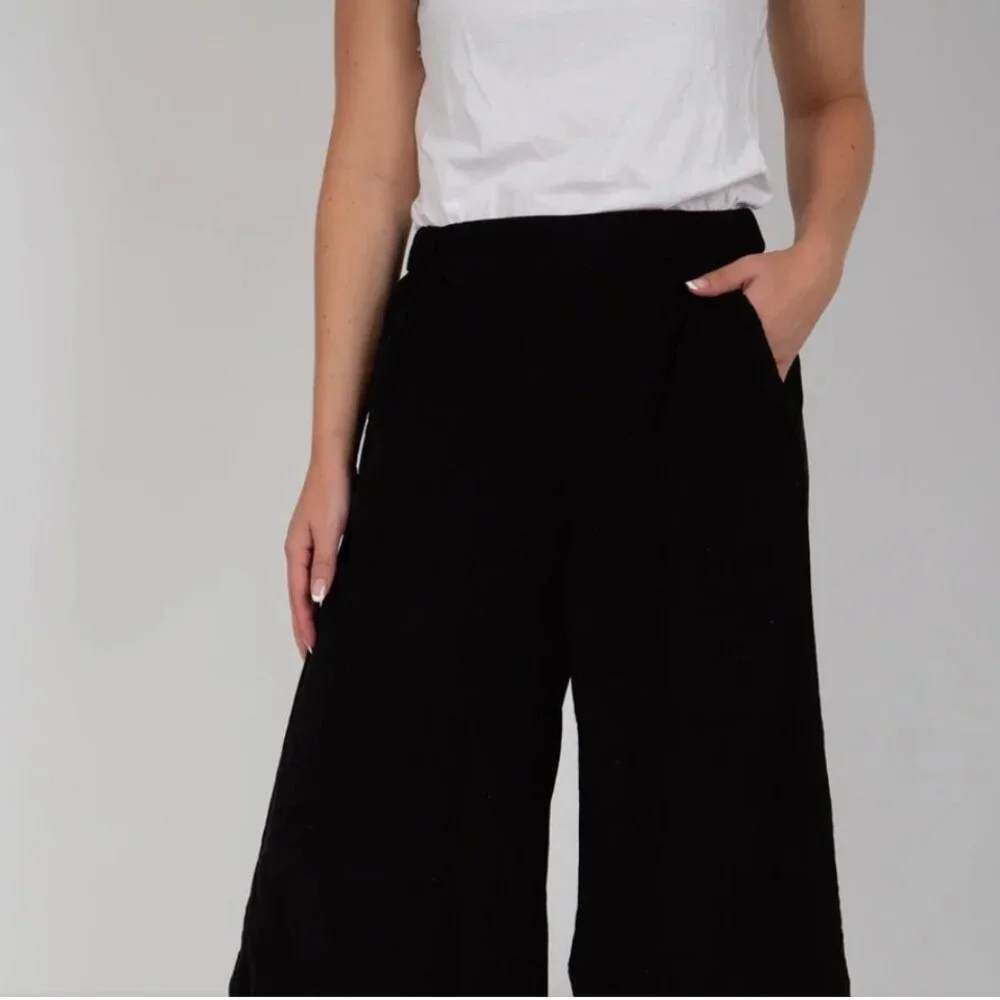 CP Shades Wendy Palazzo Baby Corduroy Pants, Black, Size Medium, New, Never Worn - Picture 2 of 6